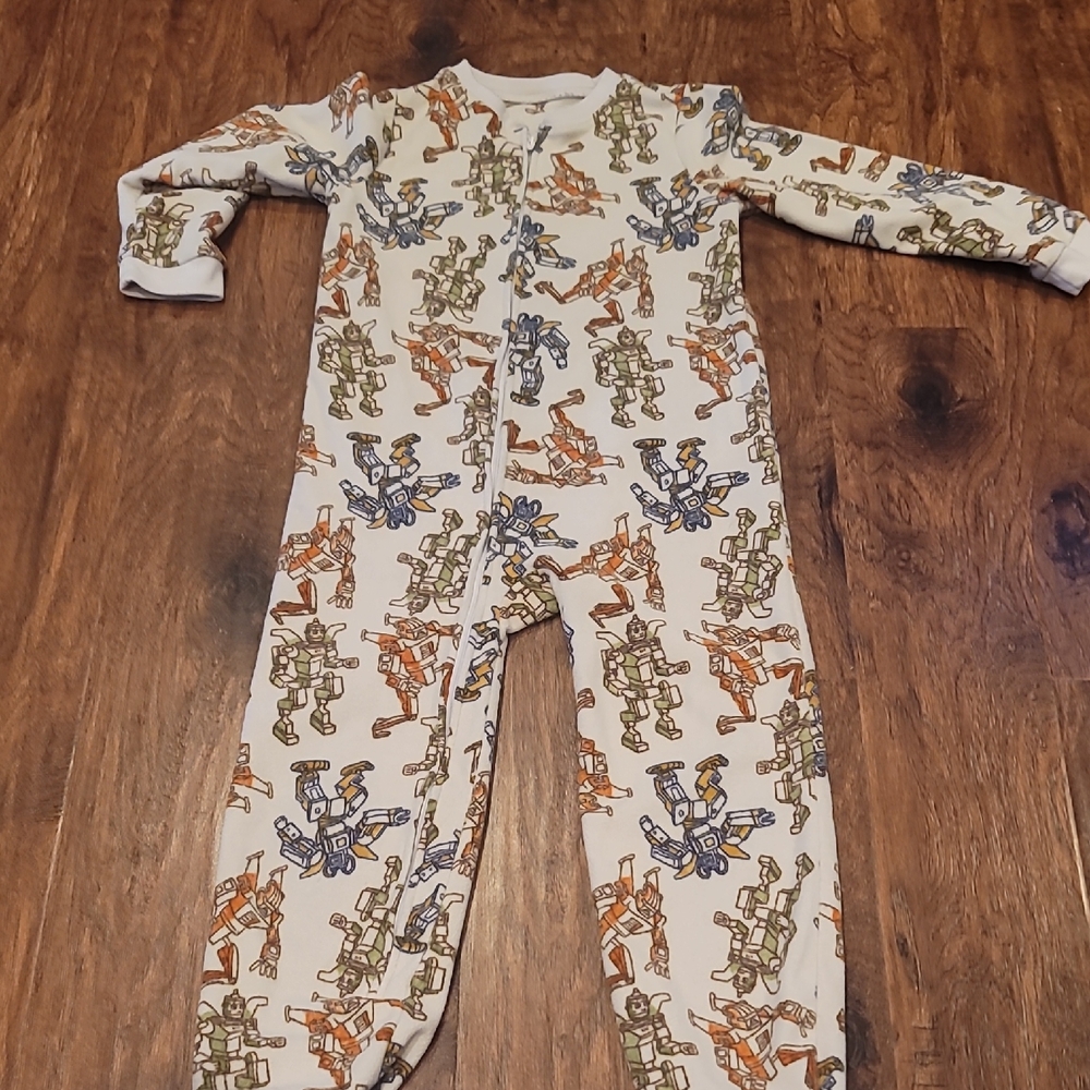 Carter's Kids Robot Print One Piece Pajama